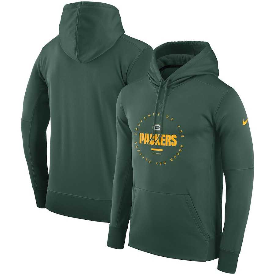 Men's Green Bay Packers Nike Sideline Property Of Wordmark Logo Performance Pullover Hoodie Green,We sell and wholesale Men's Green Bay Packers Nike Sideline Property Of Wordmark Logo Performance Pullover Hoodie Green on line form chian!